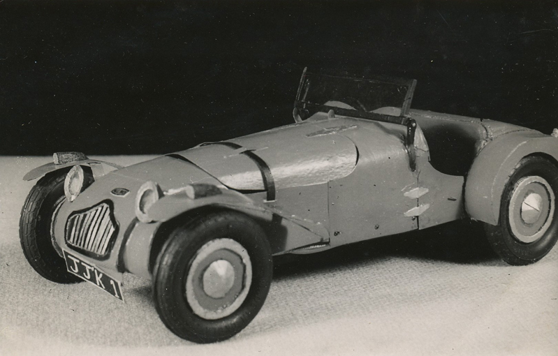 Model car made by JM during childhood